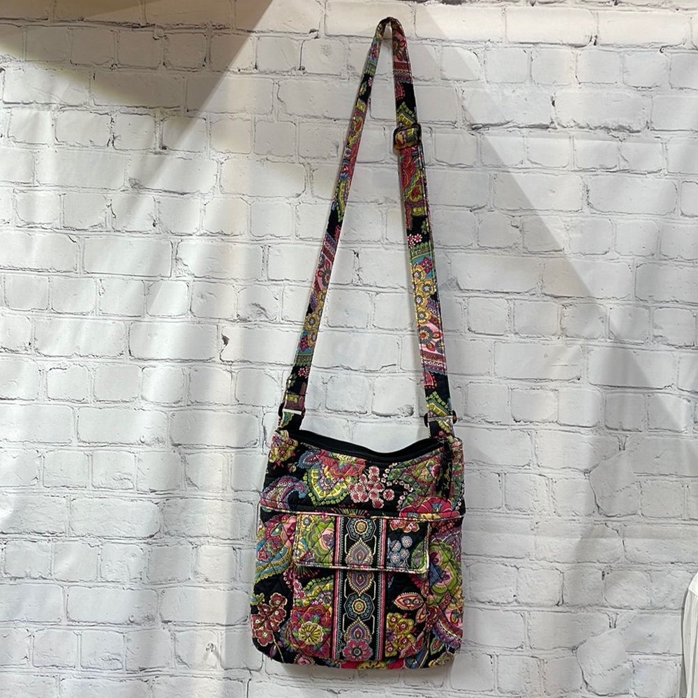 Vera Bradley floral crossbody handbag